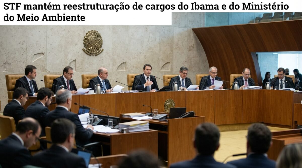 STF mantém reestruturação de cargos do Ibama e do Ministério do Meio Ambiente