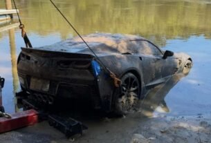 Stolen Corvette C7 Grand Sport Recovered After Five Years Underwater