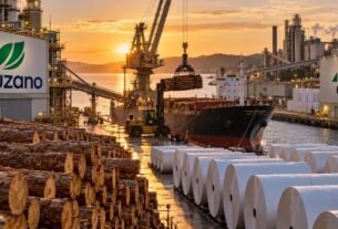 Suzano eleva preços de celulose em US$ 50 para Europa e América do Norte