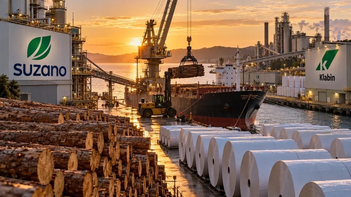 Suzano eleva preços de celulose em US$ 50 para Europa e América do Norte