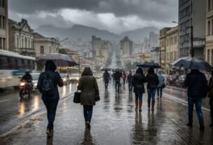 Temperatura entra em queda e BH deve ter chuva forte nesta sexta-feira