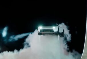 Tesla Flips The Roadster Upside Down In Crazy Flying Demo