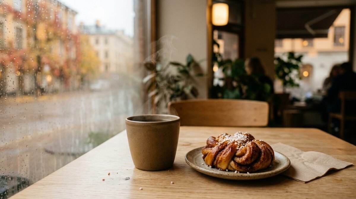 Tomar café pode ser apenas uma pausa rápida, mas na Suécia existe uma tradição que transforma esse momento em encontro: como funciona a fika e o que costuma acompanhar a bebida