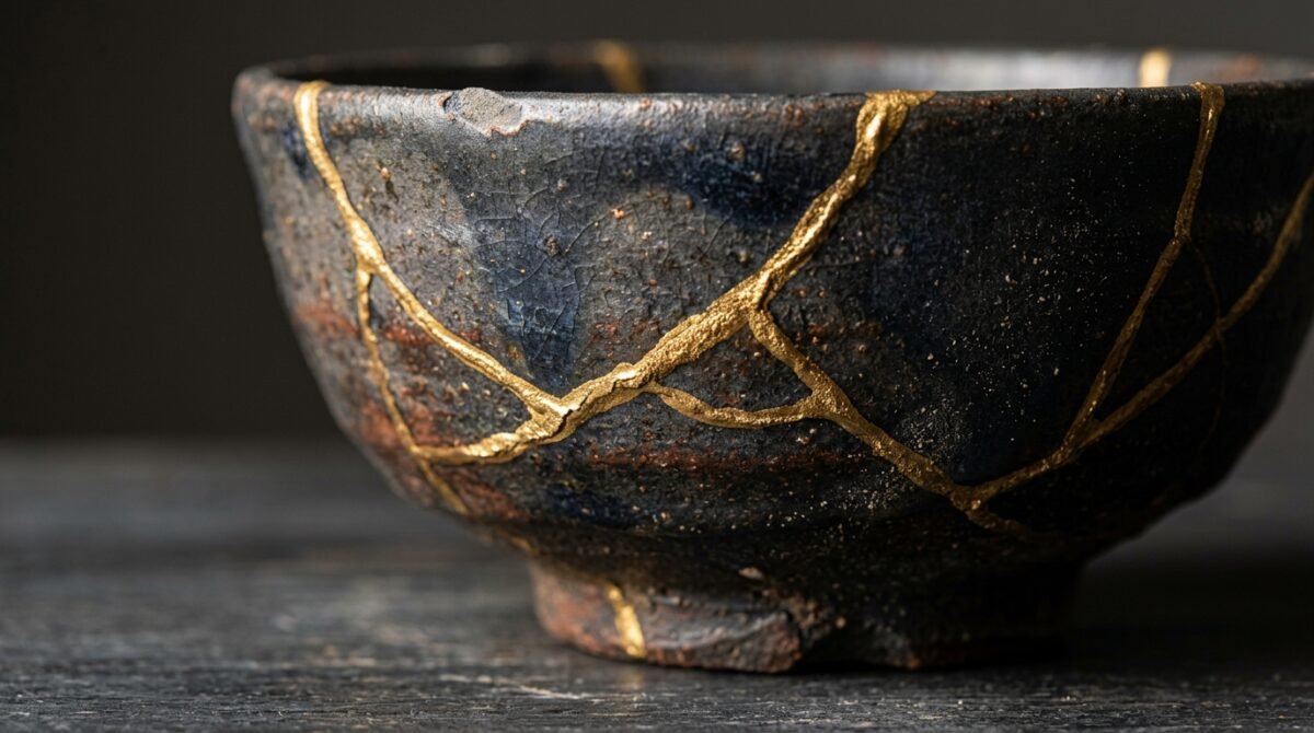 Uma peça quebrada pode ganhar marcas douradas no Japão: conheça o kintsugi, técnica de reparo que deixa as rachaduras visíveis na cerâmica
