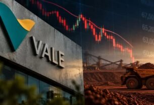 Vale (VALE3) testa suporte decisivo após queda; ação pode reagir ou cair mais?
