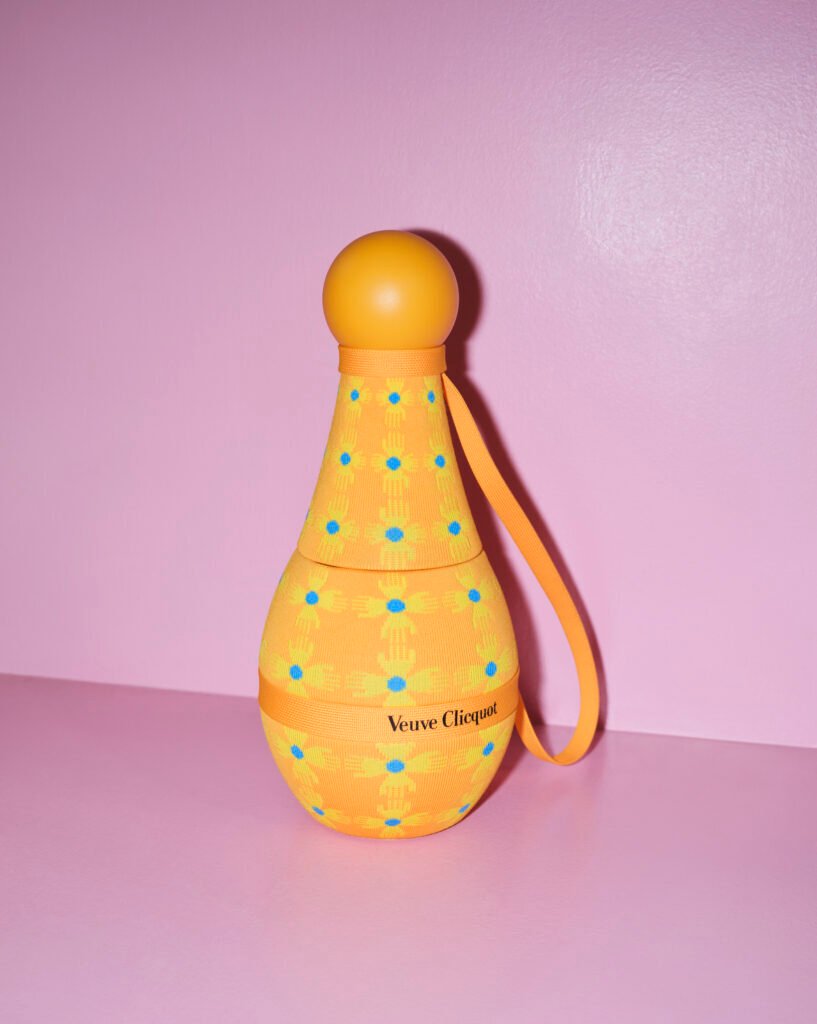 Veuve Clicquot ganha cores de Yinka Ilori e embalagens pitorescas