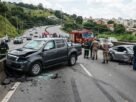VÍDEO: Suspeita de racha entre Porsche e Hilux no Olhos D’água termina em acidente na BR-356 em BH