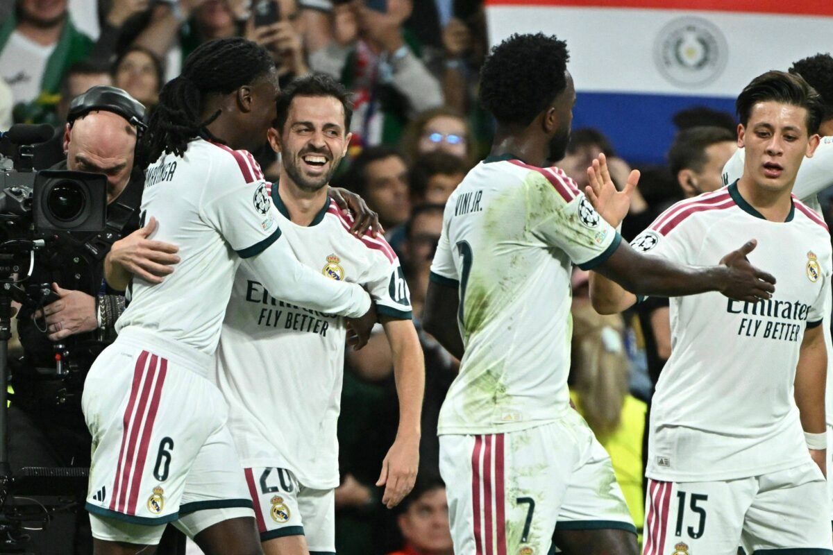 Vinicius Junior passa em branco em goleada do Real Madrid sobre o Leipzig