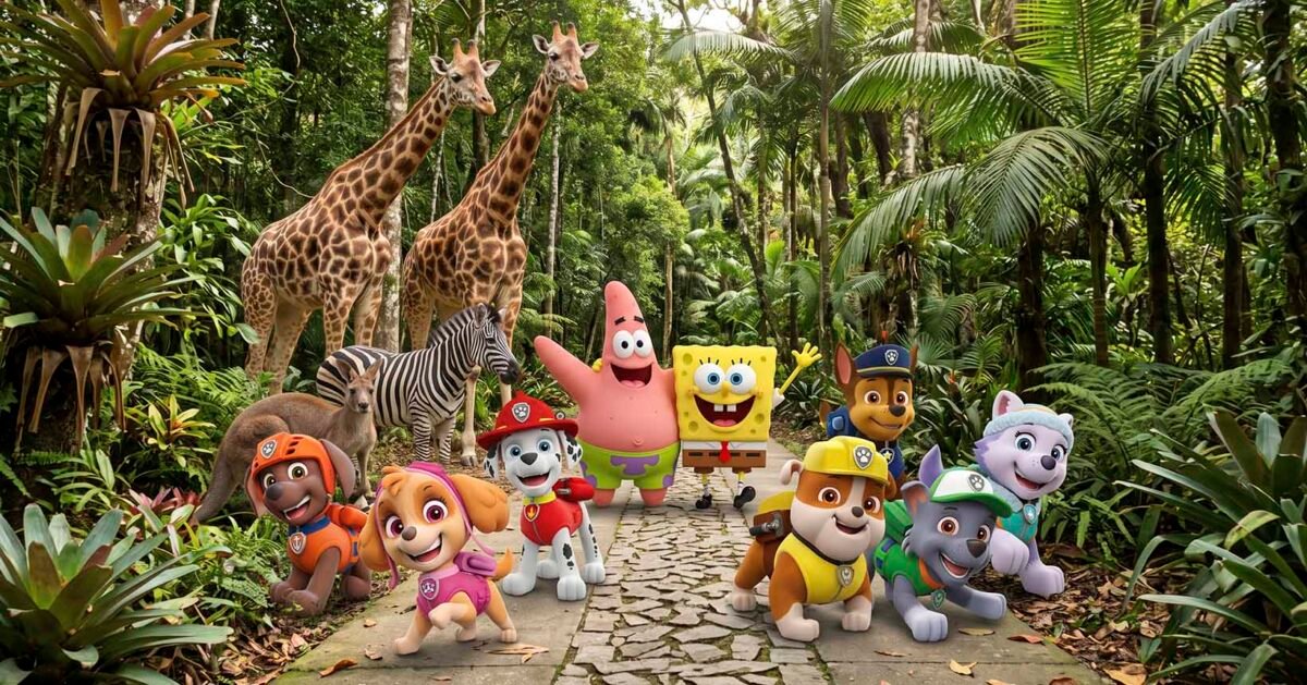 Zoológico de SP tem encontro com Bob Esponja, Patrulha Canina e entrada grátis para crianças!